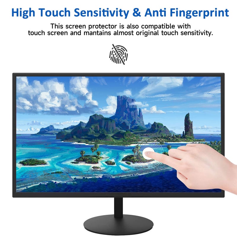 FFORITO 27 Inch Blue Light Blocking Computer Screen Protector, Eye Protection Screen Filter Compatible with 27" Sceptre/Dell/Asus/Acer/ViewSonic/Samsung/Aoc/HP/LG Computer with 16:9 Aspect Ratio - Image 3